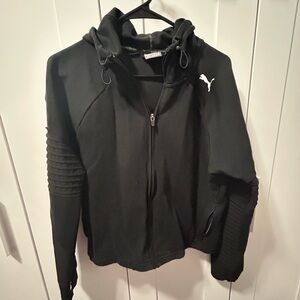 Puma Women's Black Zip Hoodie